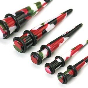 Taper maskáčový s dvoma gumičkami - Hrúbka: 4.5 mm