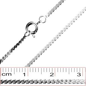 Retiazka z chirugickej ocele - prepojené S články, 1,4 mm
