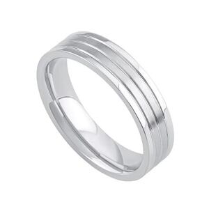 Silvego L´AMOUR pánsky oceľový snubný prsteň RRC2095-M