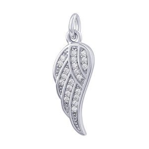 Silvego Strieborný prívesok Areli anjelské krídlo s Brilliance Zirconia MW02248P