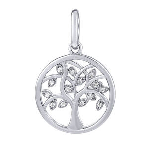 Silvego Strieborný prívesok Strom života s Brilliance Zirconia JJJ0632