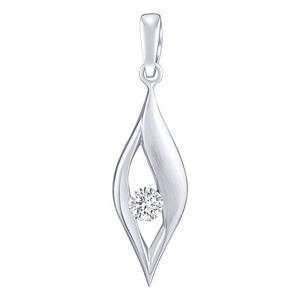 Silvego Strieborný prívesok Nadine s čírym Brilliance Zirconia FWP15332W