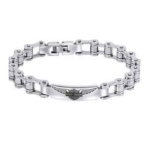 Silvego Oceľový náramok Harley Davidson design motorkársky KMMBH26525