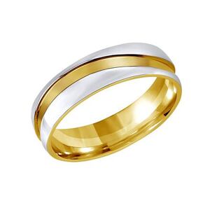Silvego Snubný oceľový prsteň pre ženy a mužov MARIAGE RRC2050-M
