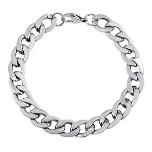 Silvego Náramok PANCR - CURB 10 mm z chirurgickej ocele KMM108014