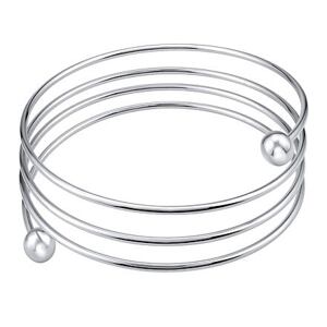 Silvego Dámsky kruhový náramok z chirurgickej ocele 68 mm KMM129468