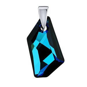 Silvego Strieborný prívesok De-Art Bermuda Blue so Swarovski® Crystals LSW179P