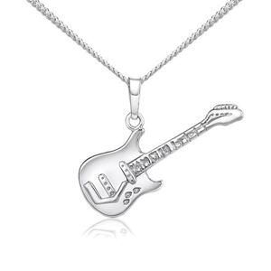 Silvego Strieborný prívesok Gitara SILVEGOB10526ZT