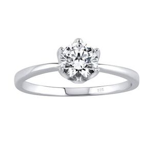 Silvego Strieborný prsteň PRINCESS so Swarovski® Zirconia JJJR2987
