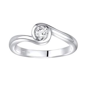 Silvego Strieborný prsteň so Swarovski® Zirconia JJJR0555S
