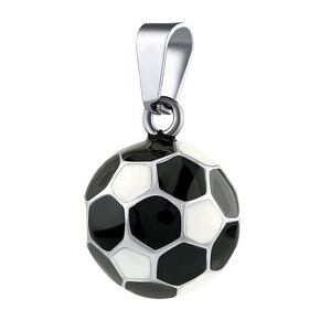 Silvego Oceľový prívesok futbalová lopta KMMP23559