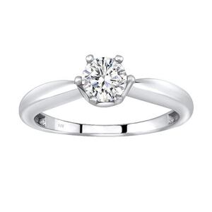 Silvego Strieborný prsteň so Swarovski® Zirconia SILVEGOB25003