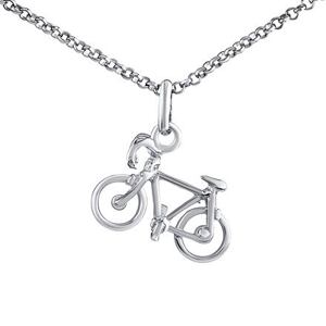 Silvego Strieborný náhrdelník s príveskom cestný bicykel ZTJ201106102VSW