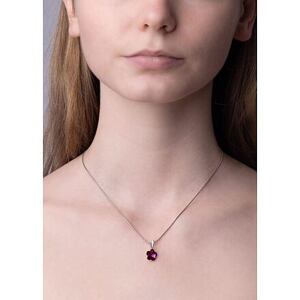 Silvego Prívesok zo striebra so Swarovski® Crystals kvetina 10 mm VSW019P
