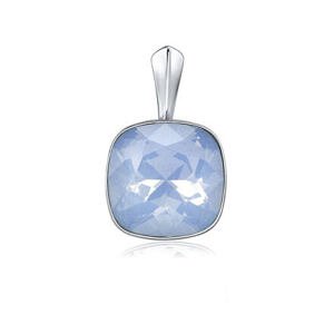 Silvego Strieborný prívesok so Swarovski® Crystals modrý opál 12mm VSW051P