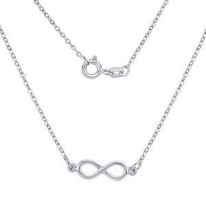 Silvego Strieborný náhrdelník s príveskom INFINITY nekonečno SMJN023WJ4ZT