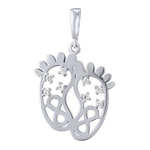 Silvego Strieborný prívesok materstva Francis s Brilliance Zirconia PRGAZP0636PS