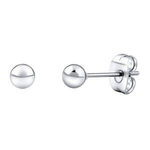 Silvego Celostrieborné náušnice kôstky - guličky 4 mm JJJ101E4