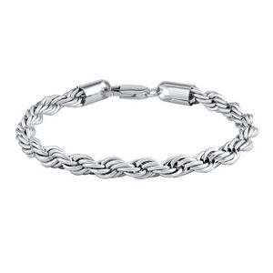Silvego Dámsky náramok z chirurgickej ocele reťaz Oscar 20 cm KMM99078