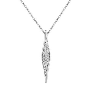 Silvego Strieborný náhrdelník Marilyn s Brilliance Zirconia PRGPKU1N