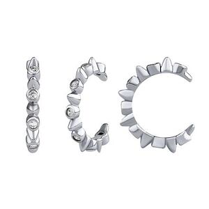 Silvego Strieborná záušnica Amanda s Brilliance Zirconia DCC220492EW