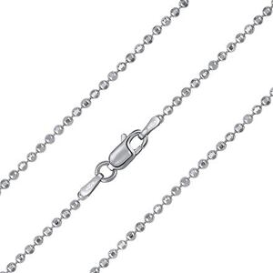 Silvego Strieborná guľôčková retiazka diamont cut 2 mm TTT25D20