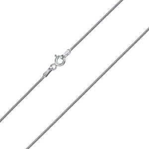 Silvego Strieborná retiazka hadík 1,3mm - rhodiovaná TTT120RST