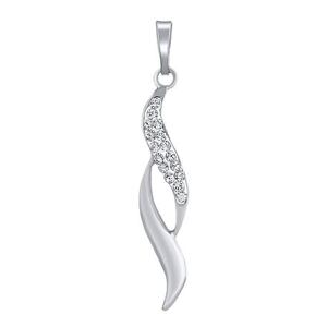 Silvego Strieborný prívesok Simba so Swarovski® Crystals SILVEGOB36095PSWW