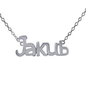 Silvego Strieborná retiazka s menom Jakub JJJ2234N-Jakub