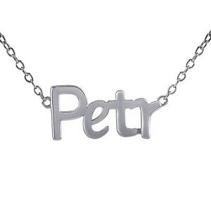 Silvego Strieborná retiazka s menom Peter JJJ2237N-Petr
