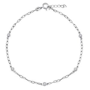 Silvego Strieborný náramok Mary s čírymi Brilliance Zirconia ZT196751B