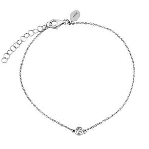 Silvego Diamantový náramok (0,10 ct) Manhattan v bielom zlate 14kt. DNN1401BGWD
