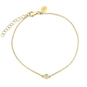 Silvego Diamantový náramok Manhattan v žltom zlate - 0,10 ct DNN1401BGYD