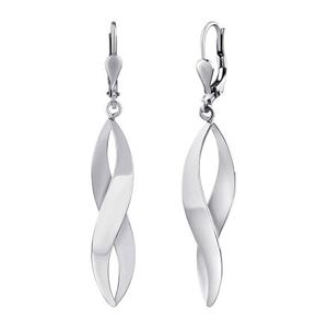 Silvego Strieborné náušnice Rorry v tvare infinity SILVEGOB30951SKL
