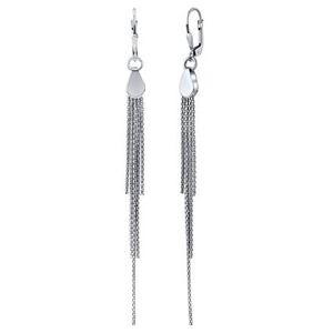 Silvego Strieborné náušnice retiazkové 10 cm ZT01855E9