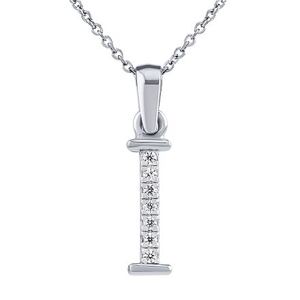 Silvego Strieborný náhrdelník s príveskom písmena I s Brilliance Zirconia ZT191003NI