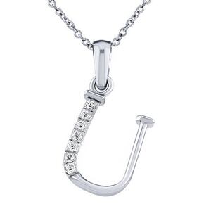 Silvego Strieborný náhrdelník s príveskom písmena U s Brilliance Zirconia ZT191003NU