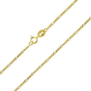 Silvego Zlatá retiazka Figaro 1,3 mm - Y AWFGD030NGY