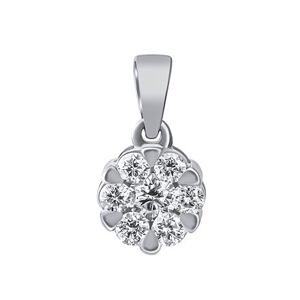 Silvego Diamantový prívesok (0,14 ct) Silpha z bieleho zlata DNN3909PGWD