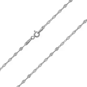 Silvego Strieborná retiazka Sunburst so zdobenými očkami 2 mm TTTDISCO40N