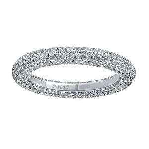 Silvego Strieborný prsteň Cleolynd s čírymi Brilliance Zirconia JJJ1401RW
