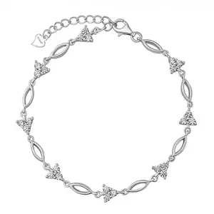 Silvego Strieborný náramok Lorelai s Brilliance Zirconia JJJ0760B