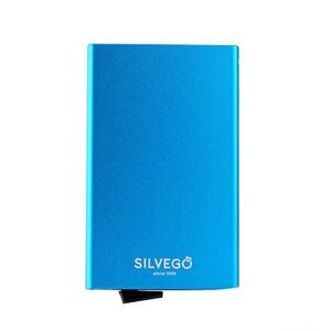 Silvego Hliníkové puzdro na karty s RFID ochranou modré TLS100ALBL