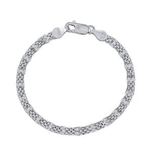 Silvego Strieborný náramok Bismark článkový - 3,5 mm KRM01035B