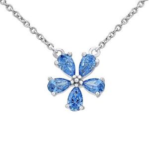 Silvego Strieborný náhrdelník ALEXANDRIA so Swarovski® Zirconia MW10816A
