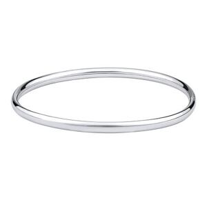 Silvego Dámsky strieborný kruhový náramok LYRA 4 mm GV002B