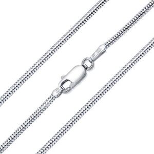 Silvego Strieborná retiazka hadík 1,4 mm - rhodiovaná TTT160RST