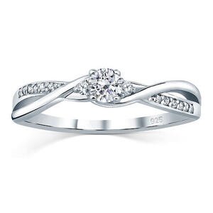 Silvego Strieborný prsteň so Swarovski® Zirconia FNJR085sw