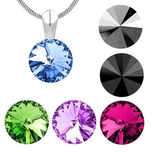 Silvego Strieborný prívesok so Swarovski® Crystals rivoli 10 mm vsw040p