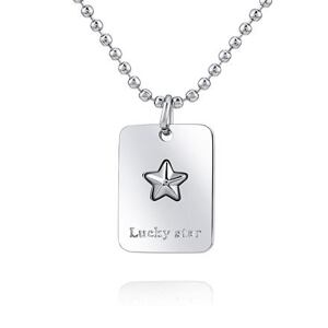Silvego Prívesok s retiazkou z chirurgickej ocele - LUCKY STAR KMM116767